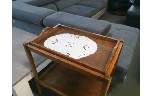 DESSERTE A ROULETTES BOIS