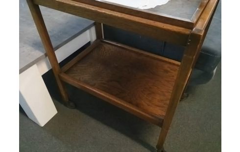 DESSERTE A ROULETTES BOIS