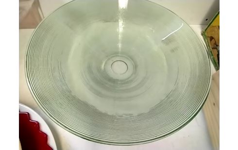 SALADIER Vert gm en verre