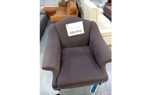 FAUTEUIL DECO ST BAROQUE GM GRIS
