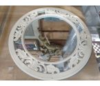 MIROIR OVALE PEINT