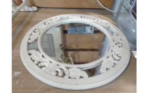 MIROIR OVALE PEINT