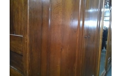 ARMOIRE ANCIENNE 2P 1T AVEC PENDERIE