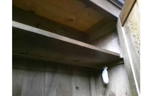 ARMOIRE ANCIENNE 2P 1T AVEC PENDERIE