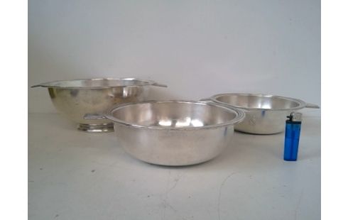 TERRINE X3, VERZILVERD CHRISTOFLE