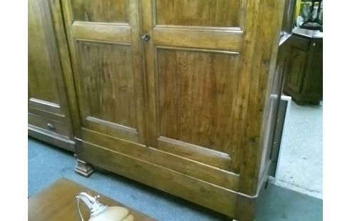 ARMOIRE ANCIENNE 2P 1T (ETAGERES ET 4T)