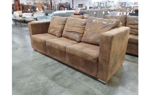 CANAPÉS CLUB MARRON 3 PLACES + 2 PLACES + 1 FAUTEUIL