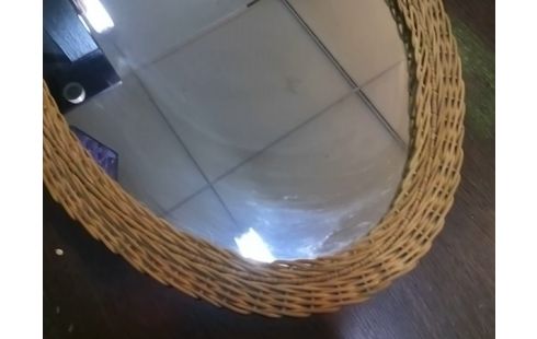 MIROIR OSIER FORME OEUF