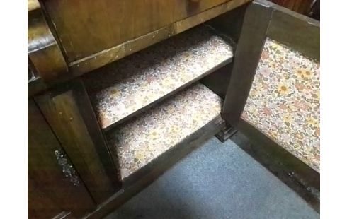 BUFFET BAS ANCIEN BOIS 2P 2T (L122 / P55 / H84)