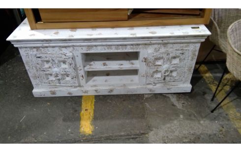 MEUBLE TV INDIEN BLANCHI