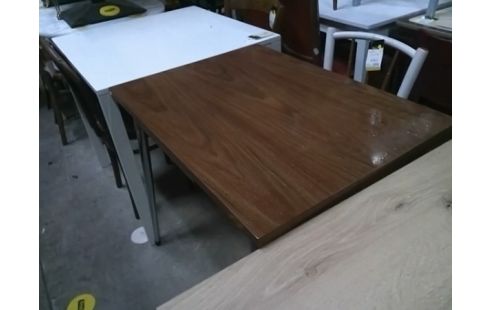 TABLE FORMICA MARRON