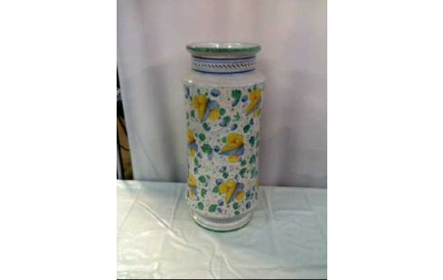 BODENVASE KERAMIK FLORAL VERZ. COLORIERT