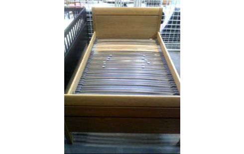 BETT M. LATTENROST EICHE FURNIERT HELL