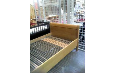 BETT M. LATTENROST EICHE FURNIERT HELL