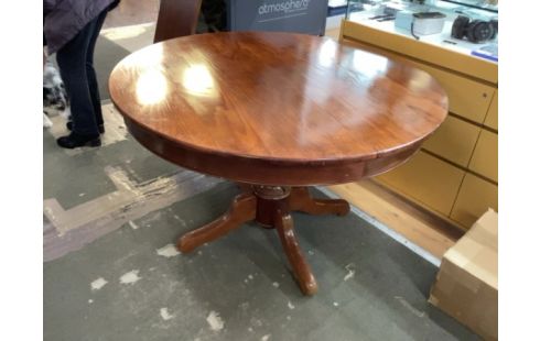 TABLE RONDE ST LOUIS PHILIPPE AVEC 2 ALLONGÉS