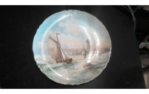 ASSIETTE DECO J.POUYAT LIMOGES