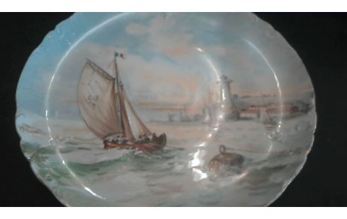 ASSIETTE DECO J.POUYAT LIMOGES