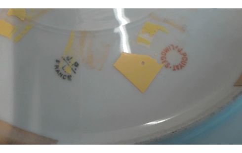 ASSIETTE DECO J.POUYAT LIMOGES