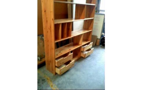 REGAL HOLZ KIEFER 4-SCHUBL. 5 EBENEN