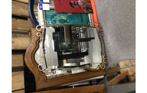 MIROIR CONSOLE BISAUTE CHROME