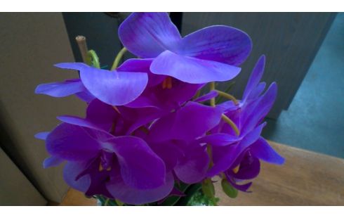 DECO-OBJECT BL ORCHIDEE KUNSTSTOF PER