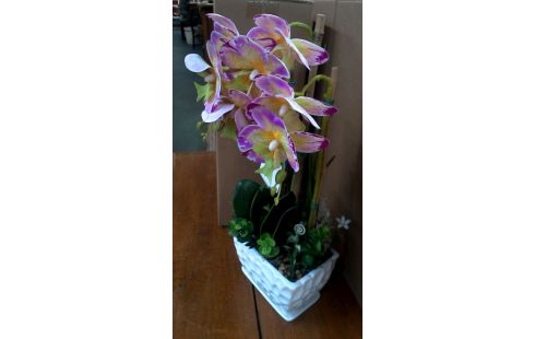 DECO-OBJECT BL ORCHIDEE KUNSTSTOF PER