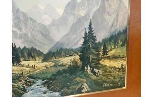 CADRE PAYSAGE MONTAGNE