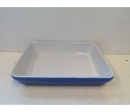 PLAT RECTANGULAIRE BLEU