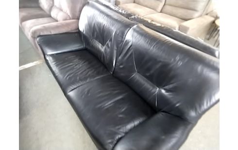 CANAPE CUIR 3P L:2m l:90cm