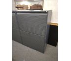 ARMOIRE RIDEAU GRISE 80 CM