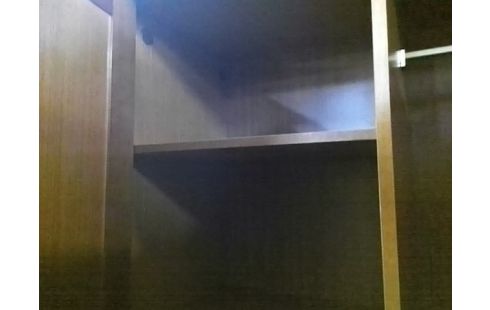 ARMOIRE 3P STYLE LOUIS PHILIPPE AVEC 1 PENDERIE ET 2 ETAGERES