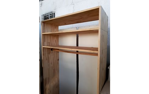 ETAGERE DE RANGEMENT PENDERIE PIN