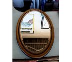 MIROIR BOIS OVALE