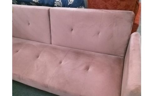BANQUETTE CONVERTIBLE ROSE 3P