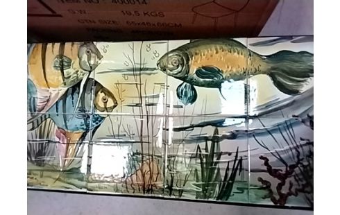 TABLE BASSE CARRELEE VINTAGE