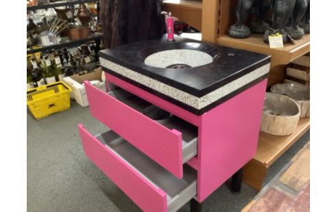 MEUBLE SALLE DE BAIN VASQUE ET ROBINET 72X50X89