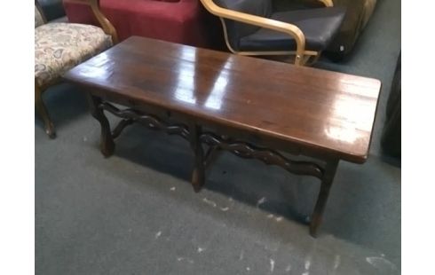 TABLE BASSE BOIS 2T (PIED OS DE MOUTON)