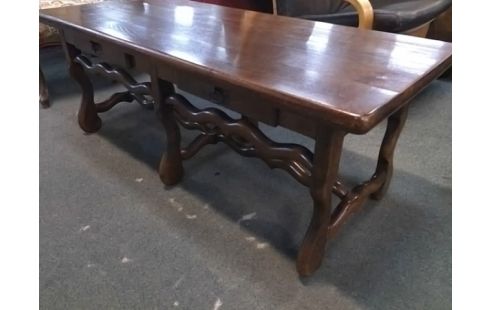 TABLE BASSE BOIS 2T (PIED OS DE MOUTON)