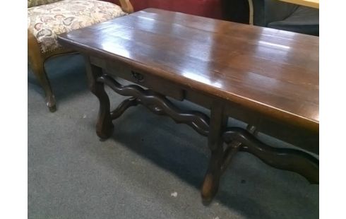 TABLE BASSE BOIS 2T (PIED OS DE MOUTON)