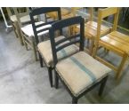 2 CHAISES BOIS VINTAGE