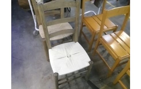 CHAISE BOIS ET CORDE