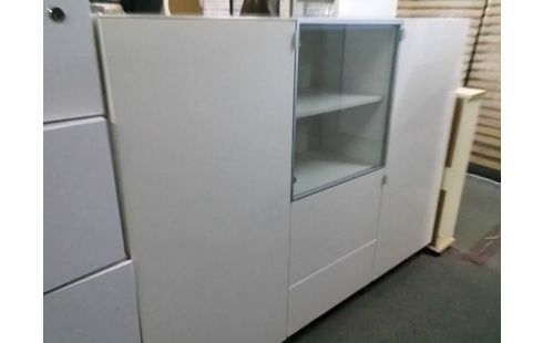 MEUBLE DE RANGEMENT BLANC 4P 1T