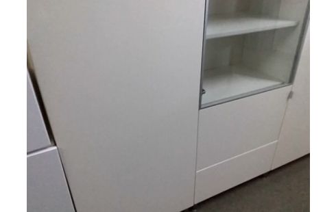 MEUBLE DE RANGEMENT BLANC 4P 1T