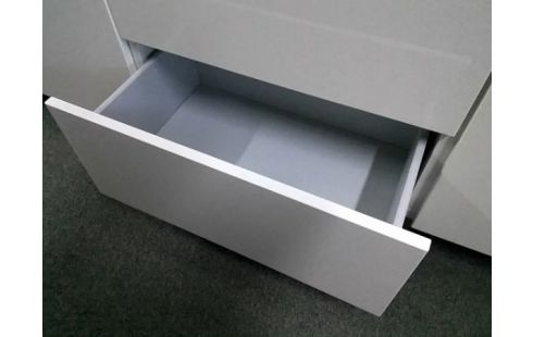 MEUBLE DE RANGEMENT BLANC 4P 1T