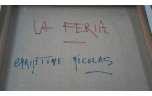 LA FERIA SIGNEE  CHRISTINE NICOLAS