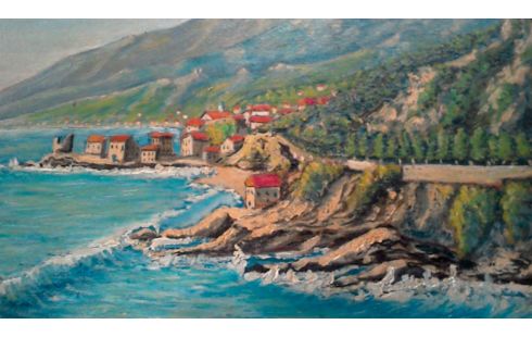 HUILE SUR PANNEAU SIGNEE