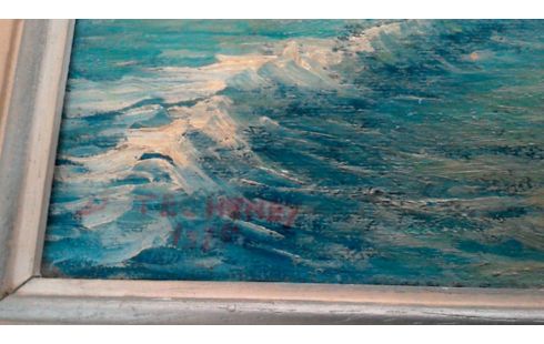 HUILE SUR PANNEAU SIGNEE