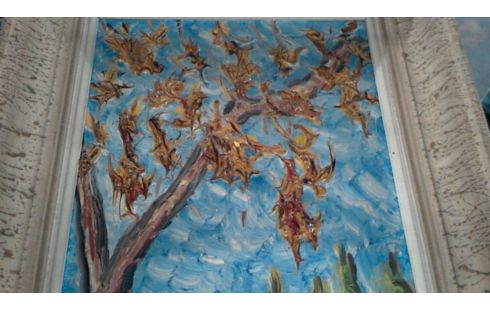 HUILE SUR PANNEAU SIGNEE