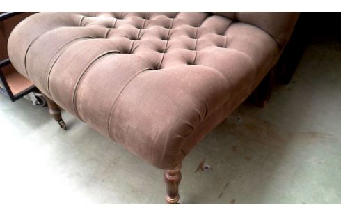 FAUTEUIL VERTE BRUN TISSU