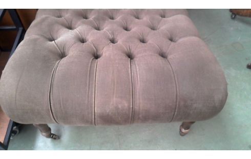 FAUTEUIL VERTE BRUN TISSU